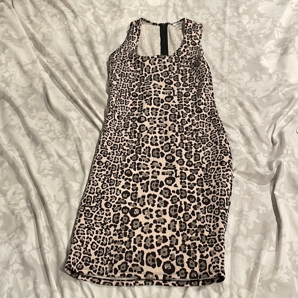 Animal print dress from Bar III